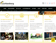 Tablet Screenshot of bouwbedrijf-lichtenberg.nl